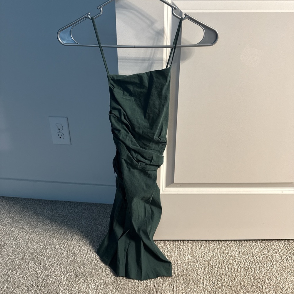 Elegant Dark Green Dress